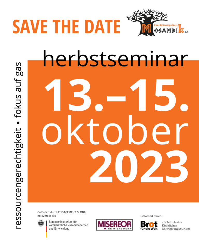 Save the Date: KKM Herbstseminar vom 13. bis 15. Oktober 2023