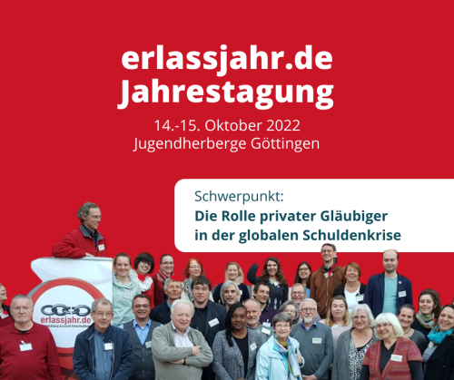 Einladung zur Jahrestagung von erlassjahr.de Einladung zur Jahrestagung von erlassjahr.de